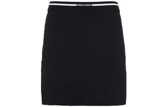 Юбка Miu Miu, черный