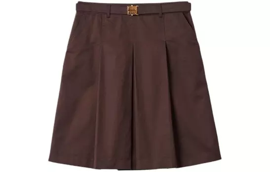 Юбка Miu Miu длинная, какао-коричневый