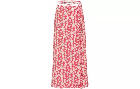 Юбка Miu Miu длинная, красный