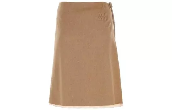 Юбка Miu Miu, хаки