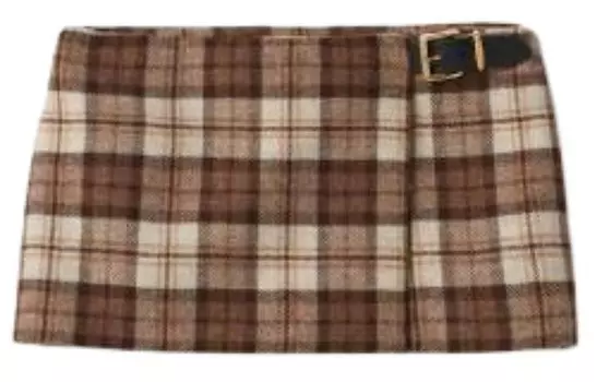 Юбка Miu Miu, коричневый