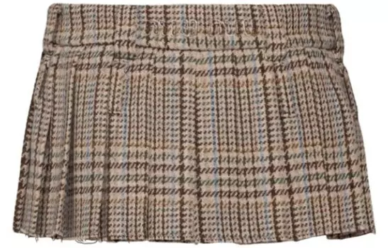 Юбка Miu Miu, коричневый