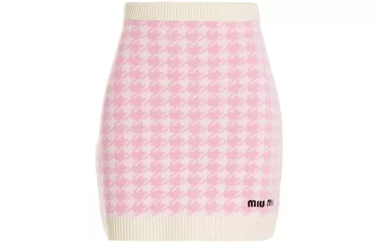 Юбка Miu Miu, розовый