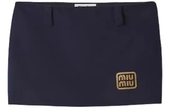 Юбка Miu Miu, синий