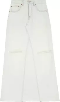 Юбка MM6 Maison Margiela Long Denim 'Light Blue', синий