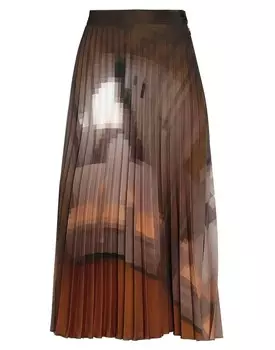 Юбка Mm6 Maison Margiela, темно-зеленый