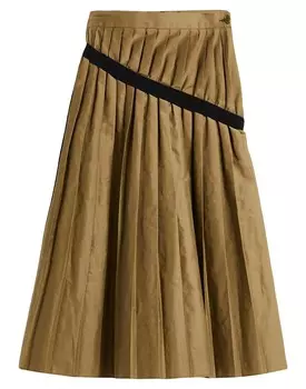 Юбка Mm6 Maison Margiela, зеленый