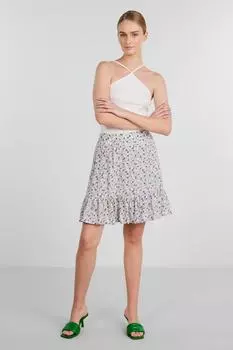 Юбка - Многоцветный - Мини PIECES, разноцветный