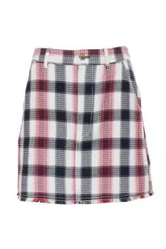 Юбка - Многоцветный - Мини Tommy Jeans, разноцветный