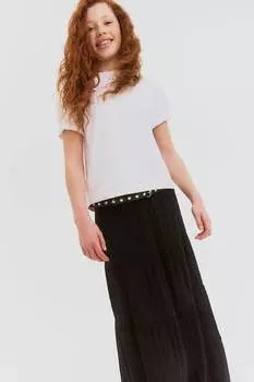 Юбка многослойная со сборками H&M, черный