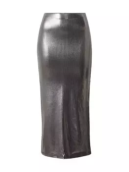 Юбка Monki, цвет Silver Grey