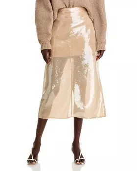 Юбка Monroe Shimmer A.L.C., белый