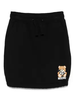 Юбка Moschino Kids Teddy Bear, черный