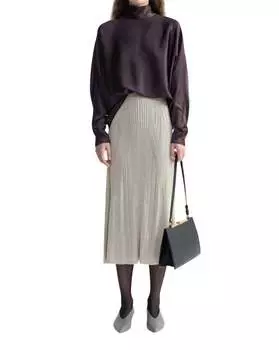 Юбка Mossy средней длины цвета слоновой кости Aeron