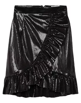 Юбка Msgm, темно-коричневый