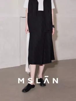 Юбка MSlan средней длины, черный