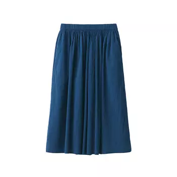 Юбка Muji длинная, зеленый