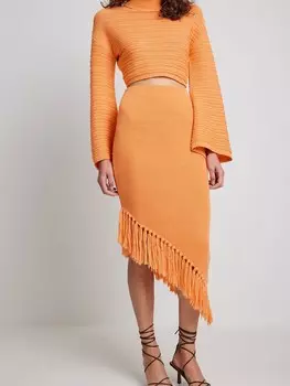 Юбка NA-KD, абрикосовый