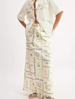 Юбка NA-KD, белый