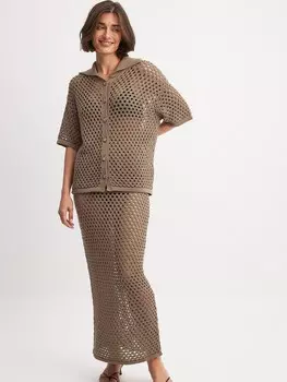 Юбка NA-KD, цвет Umbra