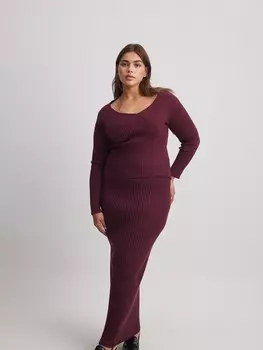 Юбка NA-KD, фиолетовый