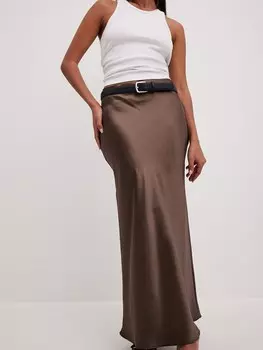 Юбка NA-KD, коричневый