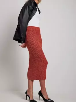 Юбка NA-KD, красный