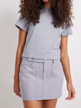 Юбка NA-KD, серый