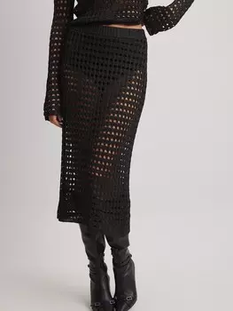Юбка NA-KD Skirt, черный
