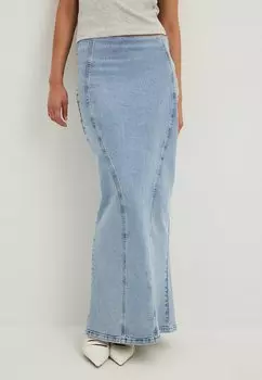 Юбка NA-KD, светло-голубые.
