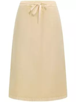 Юбка на талии с завязками Jil Sander, нейтральный цвет