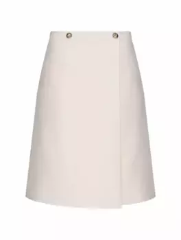 Юбка на запах из крепа Valentino Garavani, белый