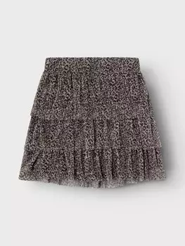 Юбка name it Rock Risari, цвет Beige/Schwarz