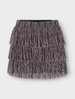 Юбка name it Rock Risari, цвет Creme/Schwarz