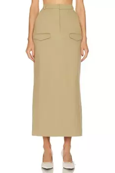 Юбка Nanushka Edena, цвет Pebble