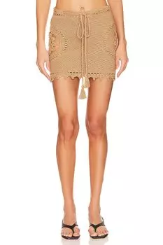 Юбка нассау Tularosa, коричневый