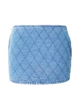 Юбка Nasty Gal, синий деним