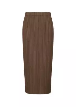 Юбка new colorful basics 4 Pleats Please Issey Miyake, коричневый