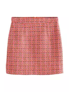 Юбка Next, цвет Dark orange/Light pink