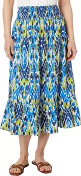 Юбка NIC+ZOE Diamond Dash Skirt, цвет Blue Multi