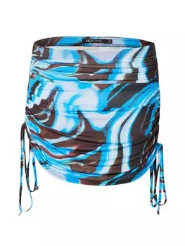 Юбка NLY by Nelly, цвет Blue/Light blue