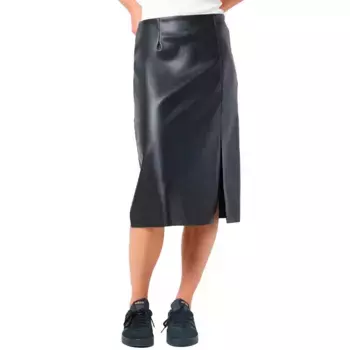 Юбка Noisy May Clara high waist midi, черный