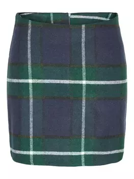 Юбка Noisy may FLANNY в клетку, темно-синий
