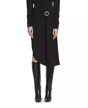 Юбка-обертка Melodie Lanvin, черный