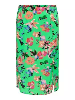 Юбка Only Carmakoma CARALMA, зеленый