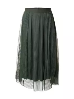 Юбка ONLY Carmakoma CARLAVINA, темно-зеленый