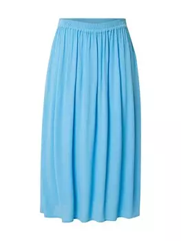 Юбка ONLY Carmakoma CARTRIB, небесно-синий