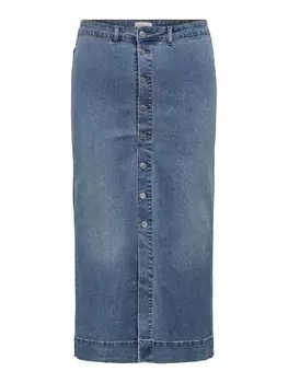 Юбка ONLY Carmakoma, синий деним