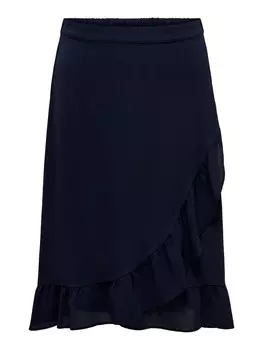 Юбка ONLY Carmakoma, темно-синий