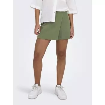 Юбка Only Corinna Short, зеленый